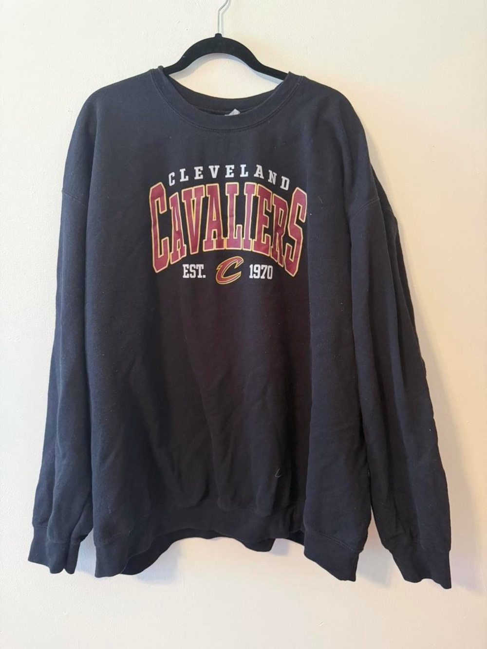 Cleveland Cavaliers Men's Black Crewneck Sweatshirt